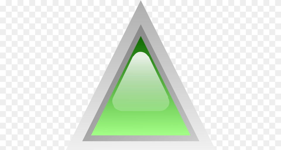 Led Triangular Green Clipart Green Triangle Led Free Png