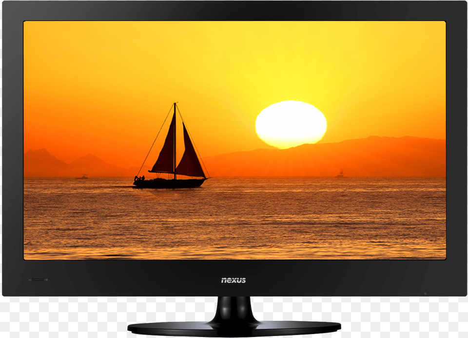 Led Tv Image, Boat, Transportation, Screen, Sailboat Free Png