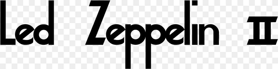 Led Zeppelin 39led Zeppelin Ii39 Led Zeppelin Ii Logo, Gray Free Png Download