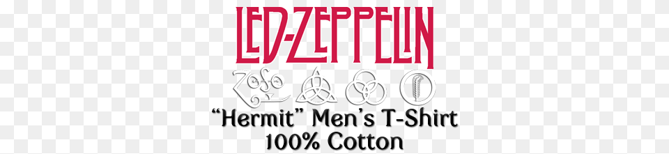Led Zeppelin Hermit Stairway To Heaven Rock Band Music Mens T, Spoke, Machine, Wheel, Sticker Free Png Download