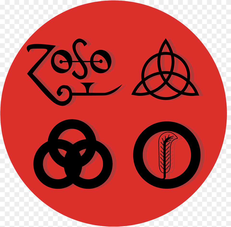 Led Zeppelin Iv Symbols, Symbol, Logo Free Transparent Png