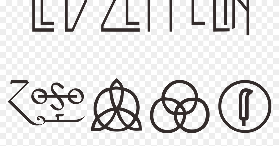 Led Zeppelin Logo Vector, Text, Symbol Free Png Download