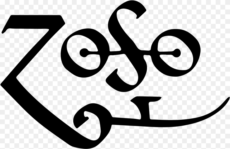 Led Zeppelin Symbols, Gray Free Transparent Png