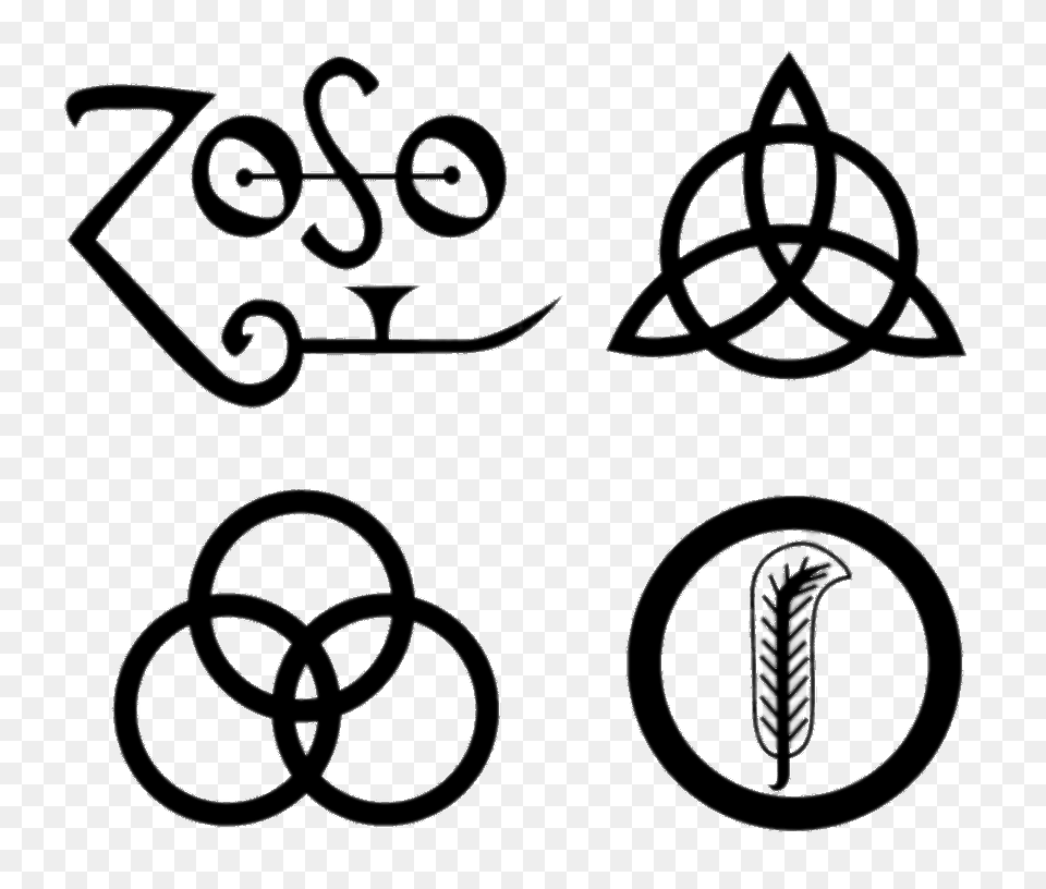 Led Zeppelin Symbols, Green, Recycling Symbol, Symbol, Text Free Png