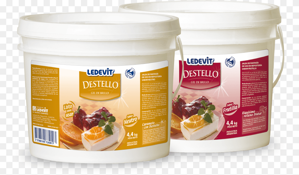 Ledevit Paris Cubretortas Gel De Brillo Ledevit, Dessert, Food, Yogurt, Lunch Free Transparent Png