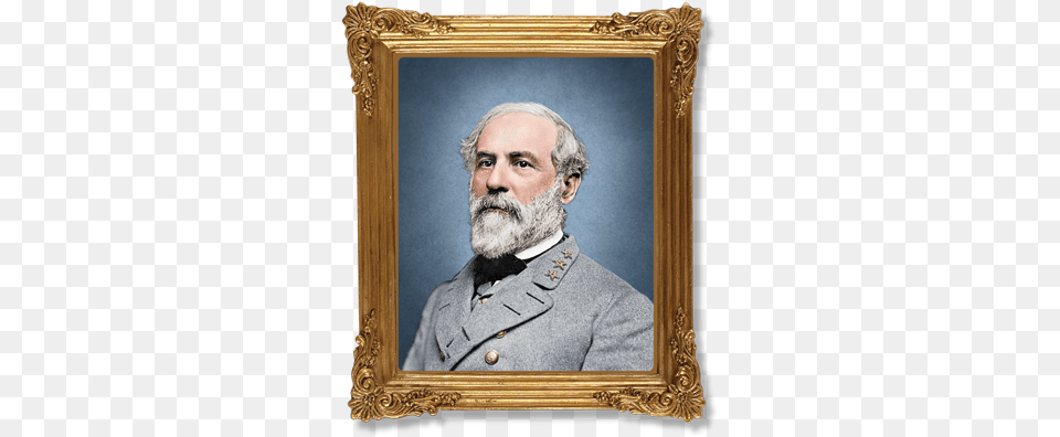 Lee Resin Frame Magnet George B Mcclellan And Robert E Lee, Face, Head, Person, Photography Png