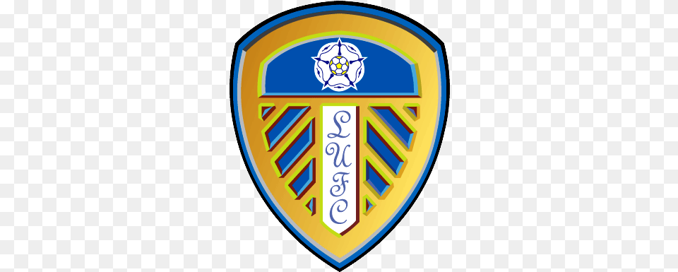Leeds United Afc European Football Logos Leeds United Logo, Armor, Badge, Symbol, Shield Png