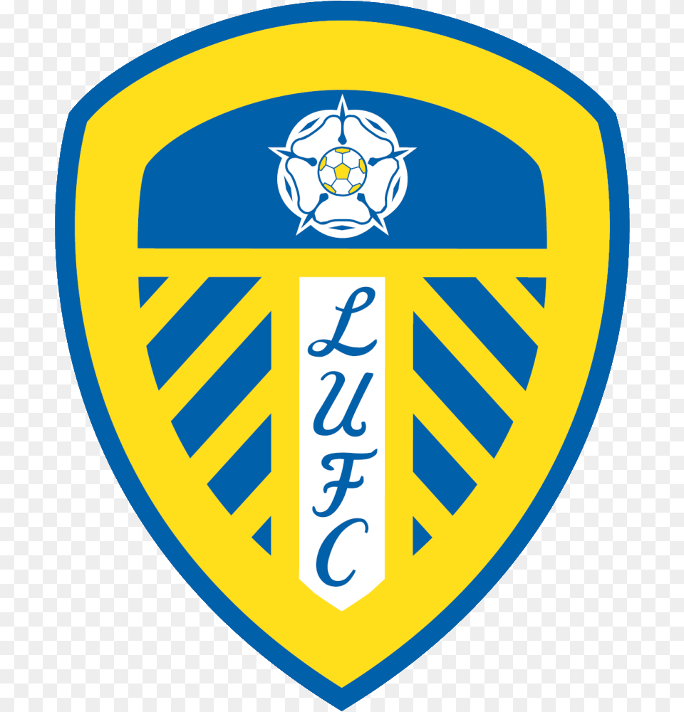 Leeds United Fc Logo, Badge, Symbol, Armor, Shield Free Png Download