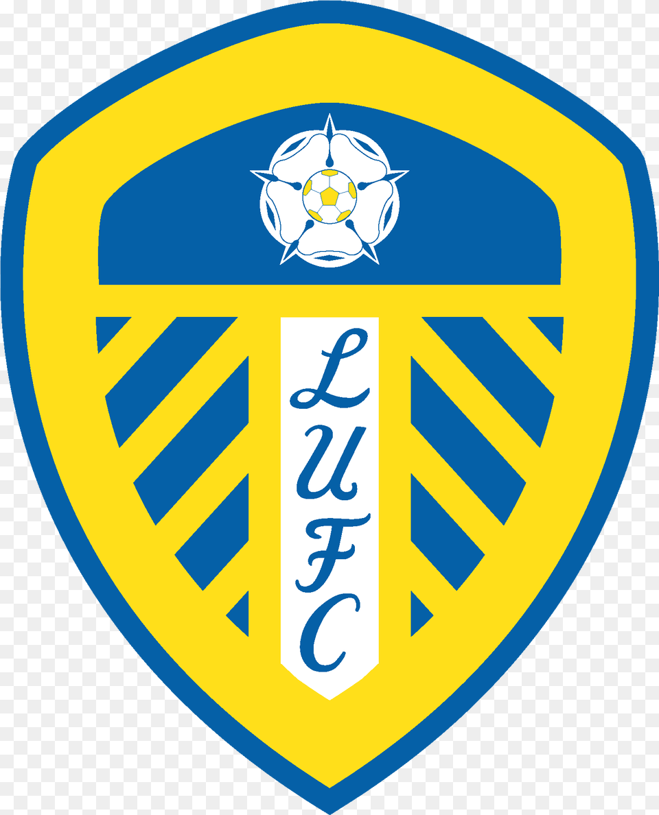 Leeds United Logo Vector Logo Leeds United Badge, Symbol, Armor, Shield Free Png Download