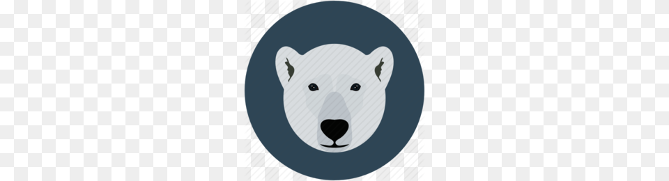 Leeds United Smiley Badge Clipart Polar Bear, Animal, Mammal, Wildlife, Snowman Free Png
