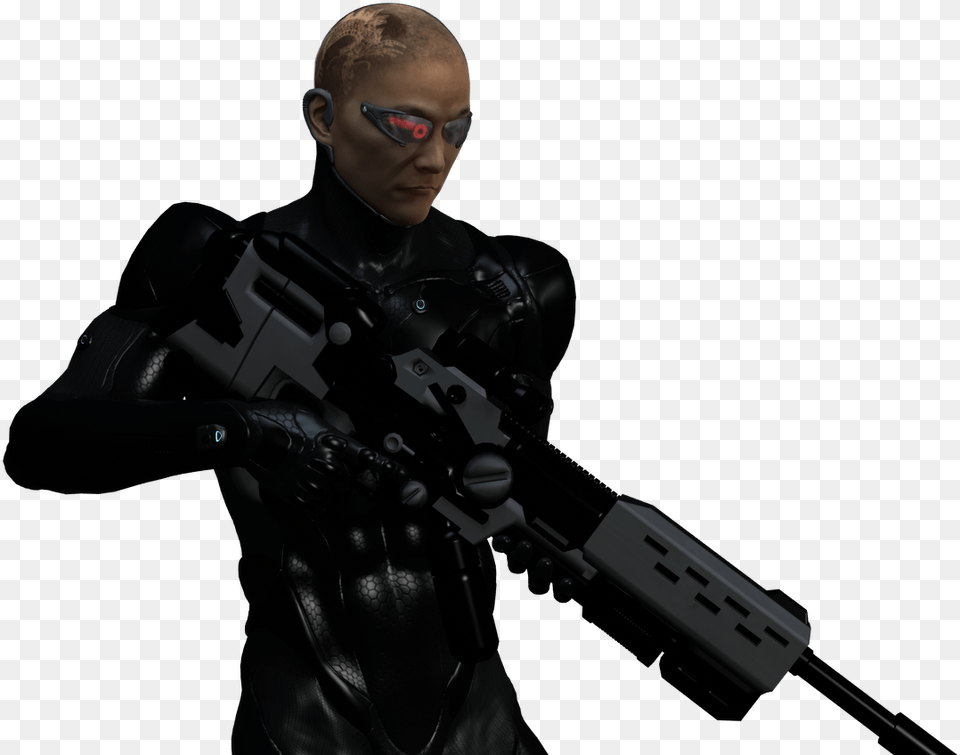 Leeincybersuit Assault Rifle, Weapon, Firearm, Gun, Person Free Transparent Png