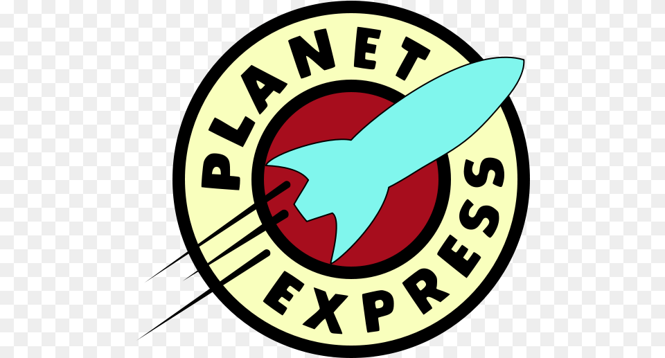 Leela Is The Caption Of The Planet Express Ship Planet Express Logo, Emblem, Symbol Png