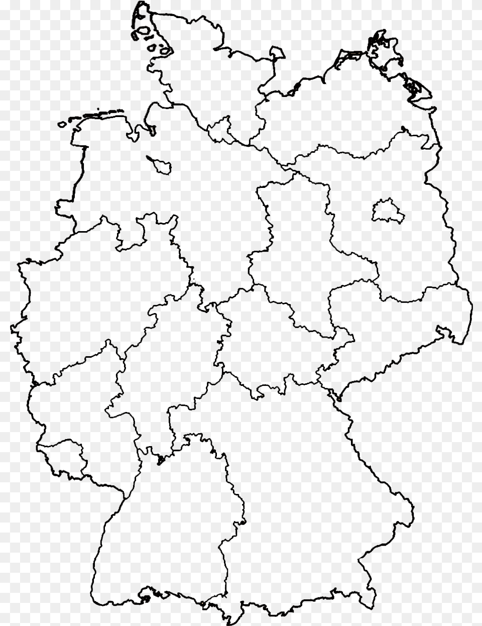 Leer Deutschland Karte, Chart, Plot, Map, Atlas Free Png Download