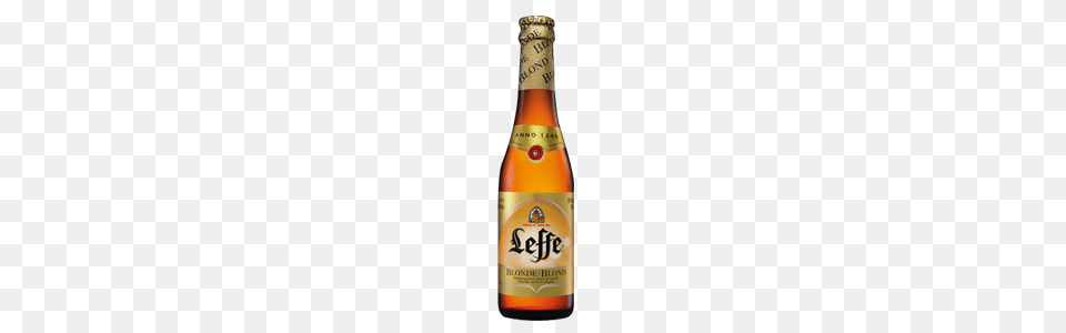 Leffe Blonde Bottle, Alcohol, Beer, Beverage, Beer Bottle Free Transparent Png