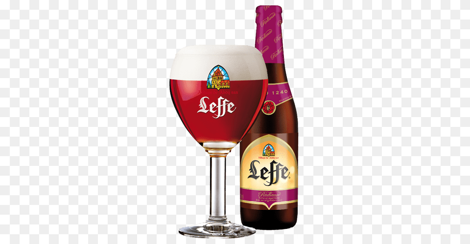 Leffe Radieuse Bottle Glass, Alcohol, Beer, Beverage, Lager Free Png Download