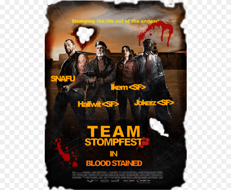 Left 4 Dead 2, Advertisement, Clothing, Coat, Poster Free Png