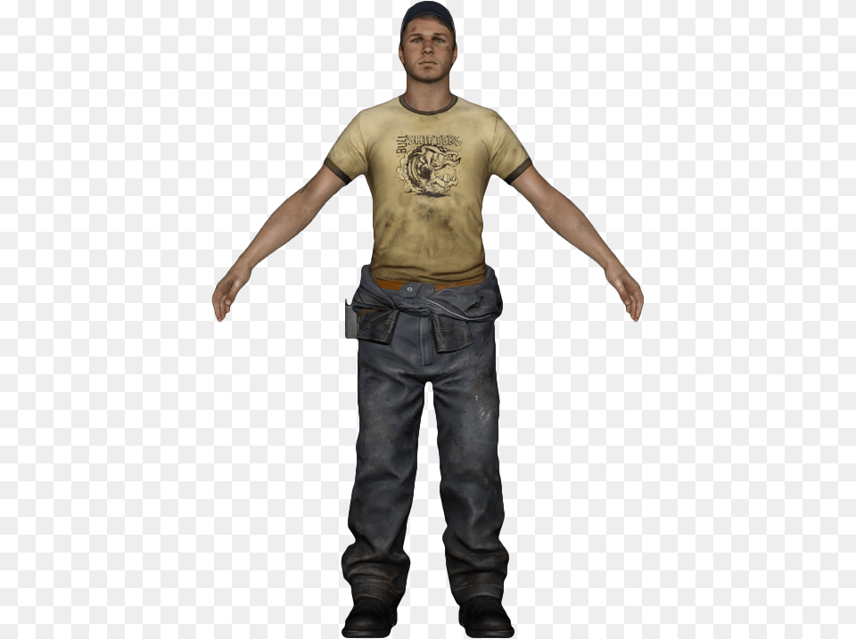Left 4 Dead 2 Ellis, Clothing, Pants, T-shirt, Adult Png Image