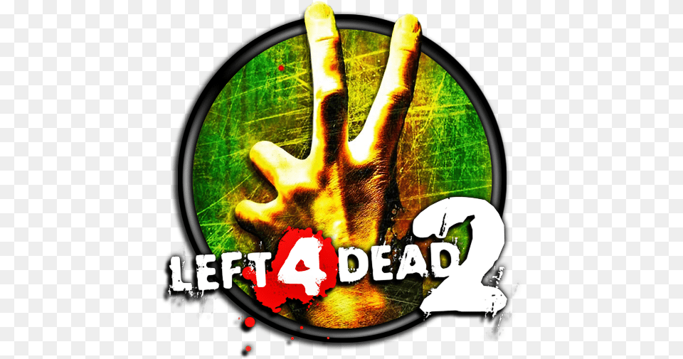 Left 4 Dead 2 Thegameworld High Quality Game Hosting Left 4 Dead 2 Xbox 360 Label, Body Part, Hand, Person, Finger Png