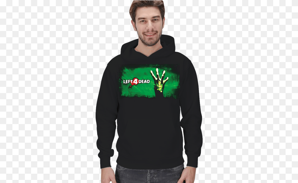 Left 4 Dead Erkek Kaponlu Erkek Kaponlu Souk K Sweatshirt, Clothing, Hoodie, Knitwear, Sweater Png