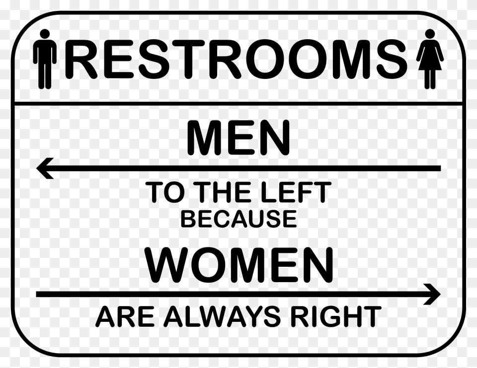 Left Amp Right Restrooms Clipart, Scoreboard, Text, Person, Sign Free Transparent Png