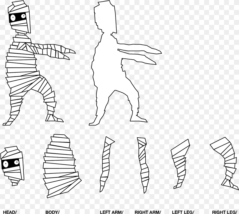 Left Arm, Stencil, People, Person, Silhouette Free Transparent Png