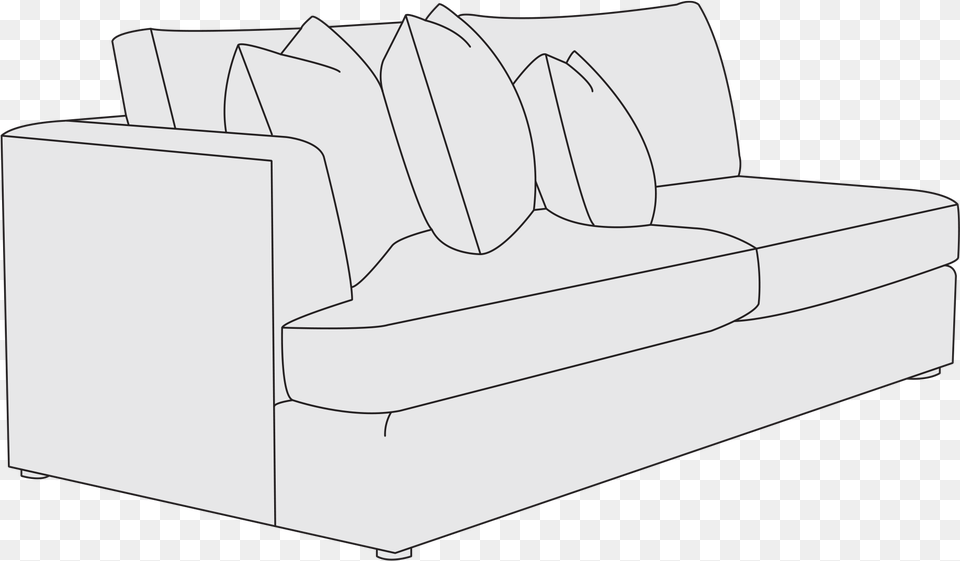 Left Arm Download Studio Couch, Furniture, Cushion, Home Decor, Paper Png Image