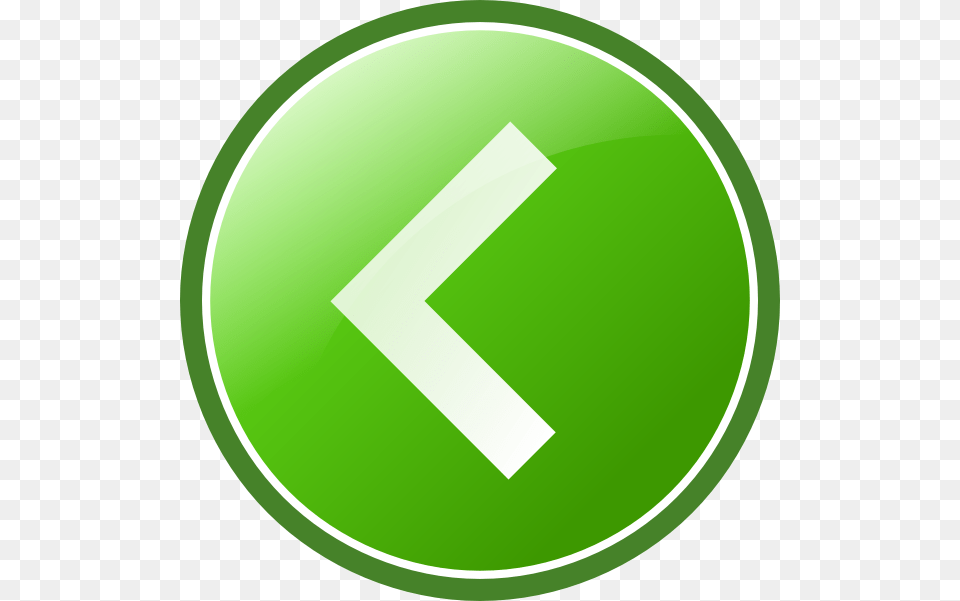 Left Arrow Button, Green, Symbol, Sign Free Transparent Png
