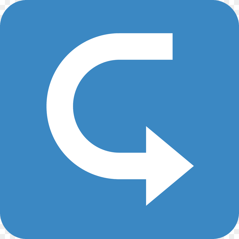 Left Arrow Curving Right Emoji Clipart, Number, Symbol, Text Png Image