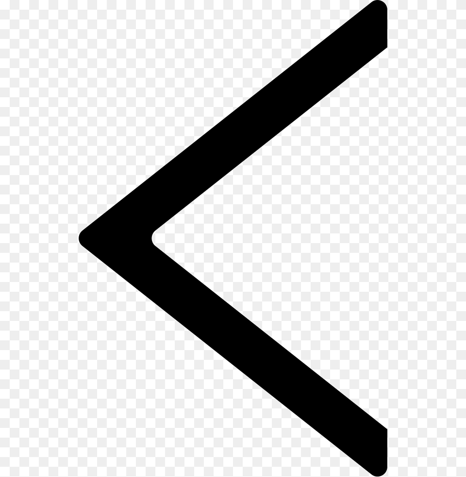 Left Arrow Kaunan Rune, Triangle, Symbol, Sign, Blade Png