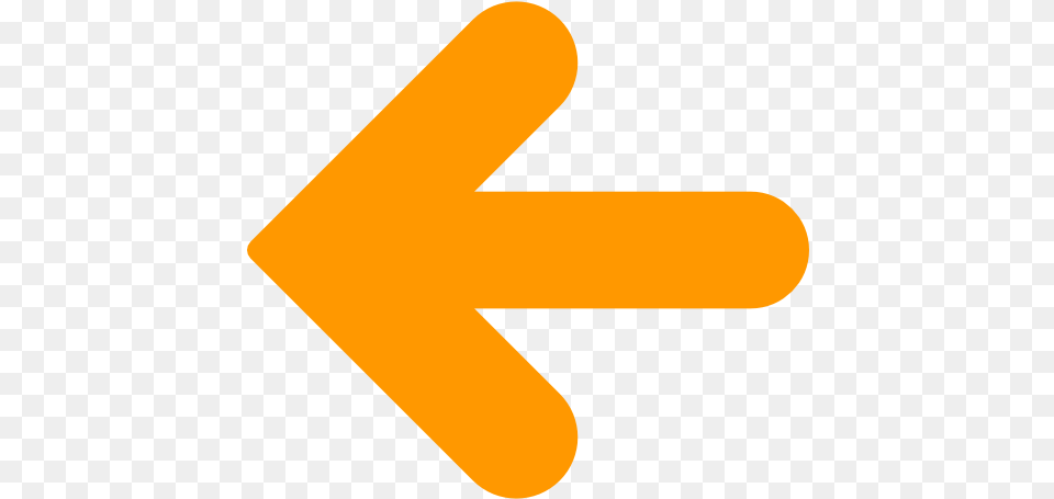 Left Arrow Left Orange Arrow, Sign, Symbol, Road Sign Free Png