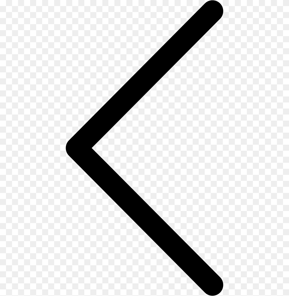 Left Arrow Less Than Arrow In, Triangle, Sign, Symbol, Blade Free Transparent Png