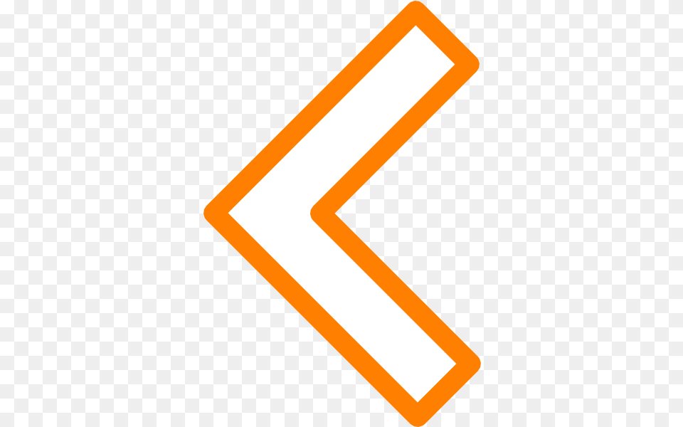 Left Arrow Orange Image Left Arrow Orange, Symbol, Text, Sign, Number Png