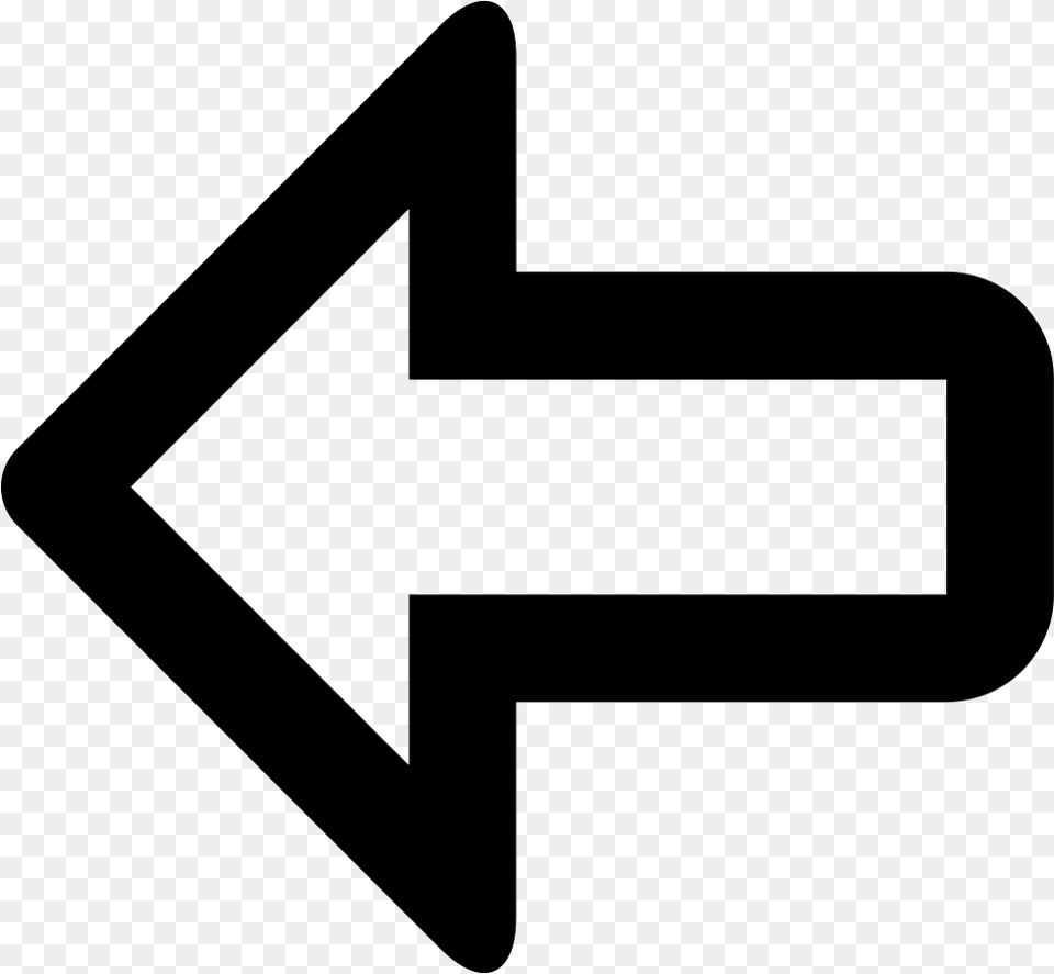 Left Arrow Seta Para Lado Esquerdo, Sign, Symbol, Road Sign Free Transparent Png