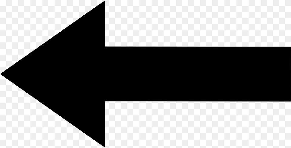 Left Back Straight Arrow Svg Icon Left Arrow Black And White, Weapon, Symbol Free Png Download