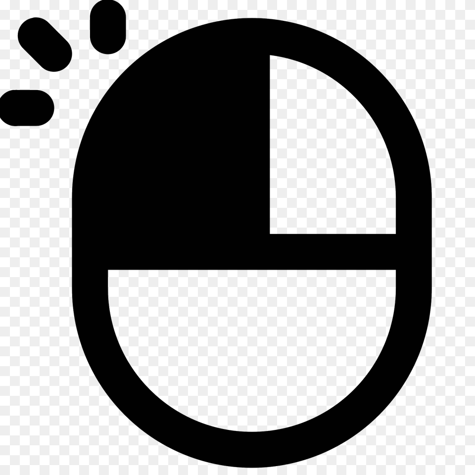 Left Click Icon, Gray Png Image