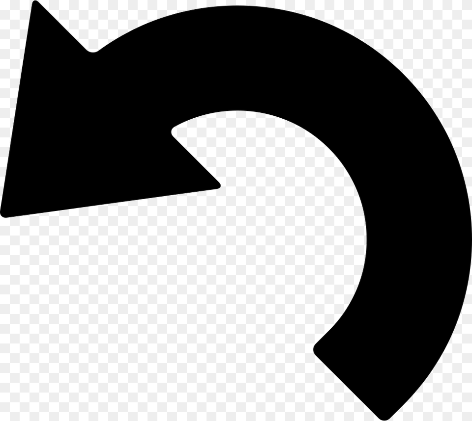 Left Curved Arrow Left Curved Arrow, Symbol, Number, Text, Animal Free Png Download