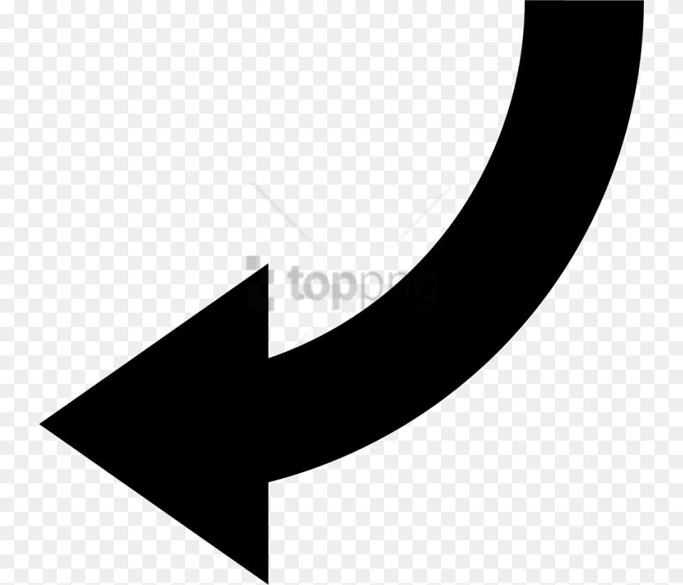 Left Down Arrow With Transparent Arrow Down And Left, Text Png Image
