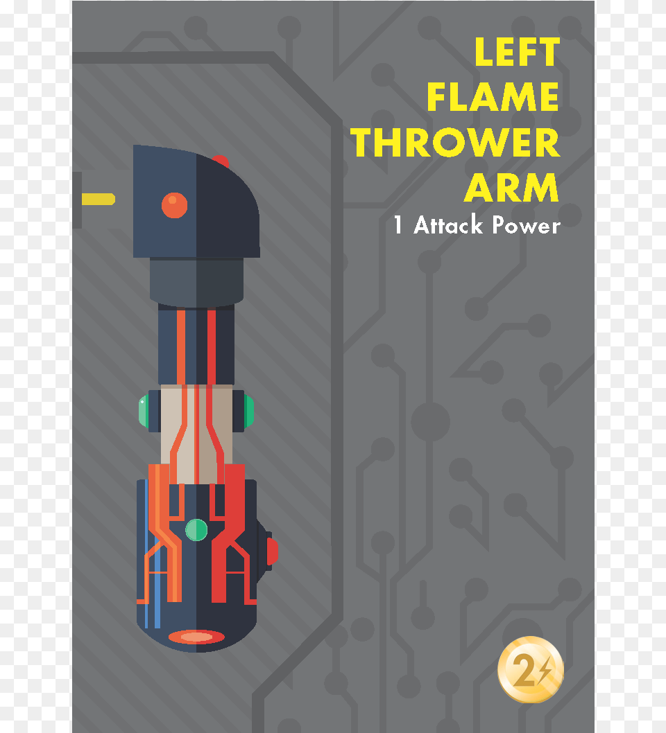 Left Flame Thrower Arm, Dynamite, Weapon Png Image
