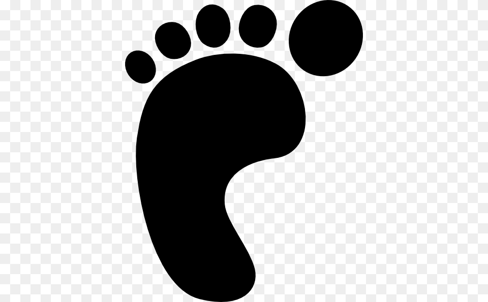 Left Foot Print Clip Art Free Vector, Footprint Png