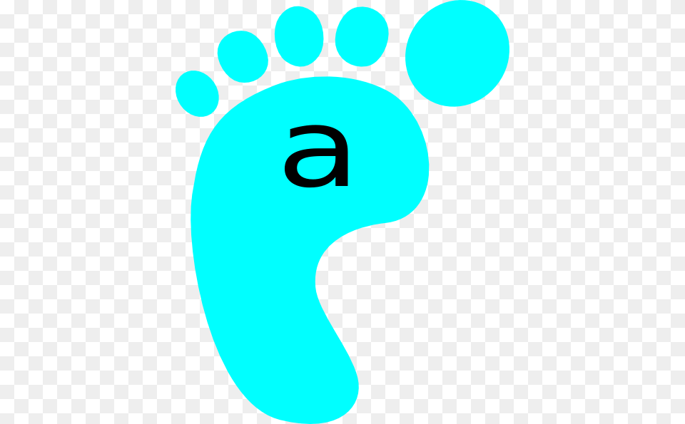 Left Footprint Blue A Clip Art For Web Free Png Download