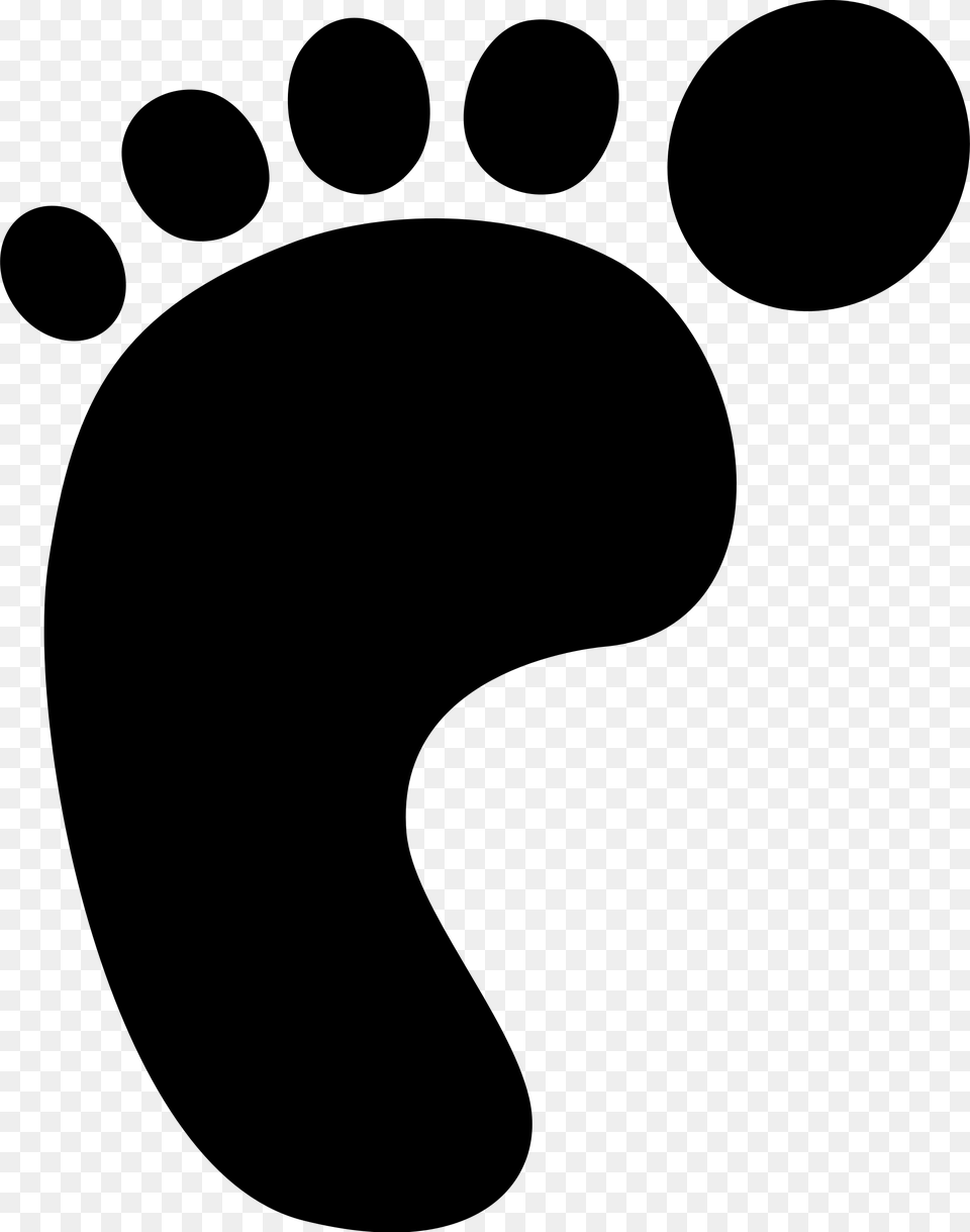 Left Footprint Icons, Gray Free Png