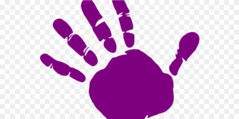 Left Hand Cliparts Clip Huellas De Manos, Clothing, Glove, Purple, Baby Free Png Download