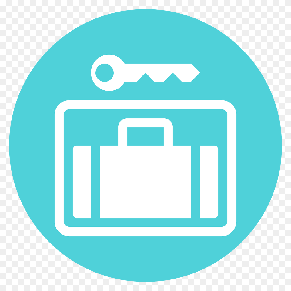 Left Luggage Emoji Clipart, Bag, Disk Png Image