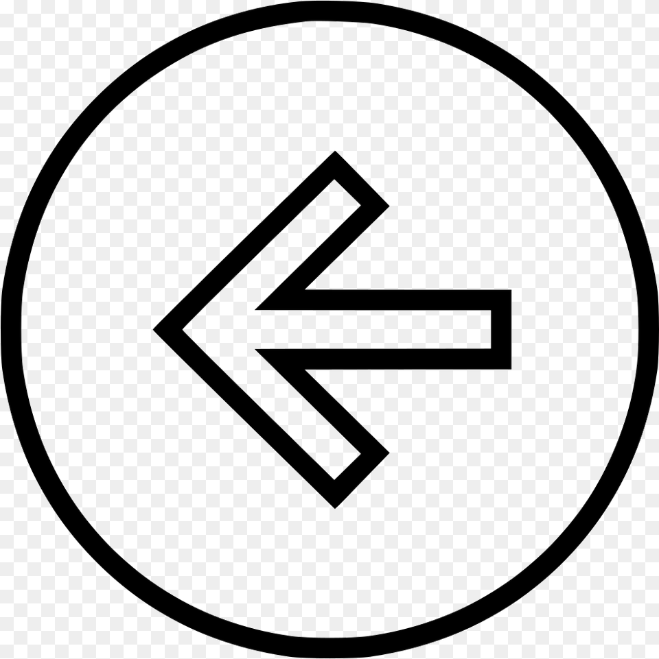 Left Point Igation Menu Icon, Symbol, Sign Free Png Download