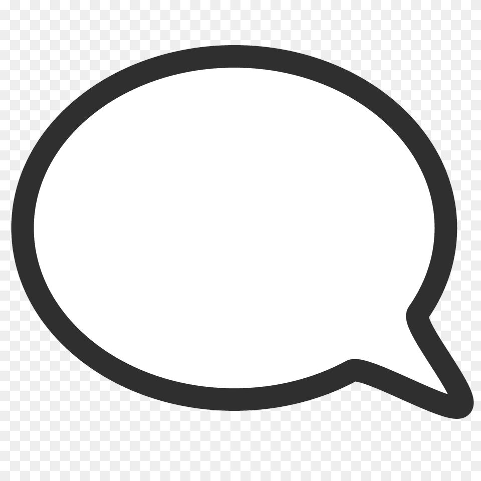 Left Speech Bubble Emoji Clipart, Sticker Free Png