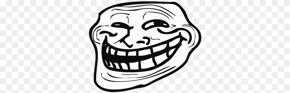 Left Troll Face Black Mirror Shut Up And Dance Face, Teeth, Stencil, Person, Mouth Free Png Download