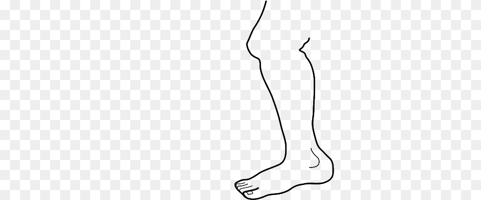 Leg Clip Art Black And White Broken Foot Clipart Leg, Gray Free Transparent Png