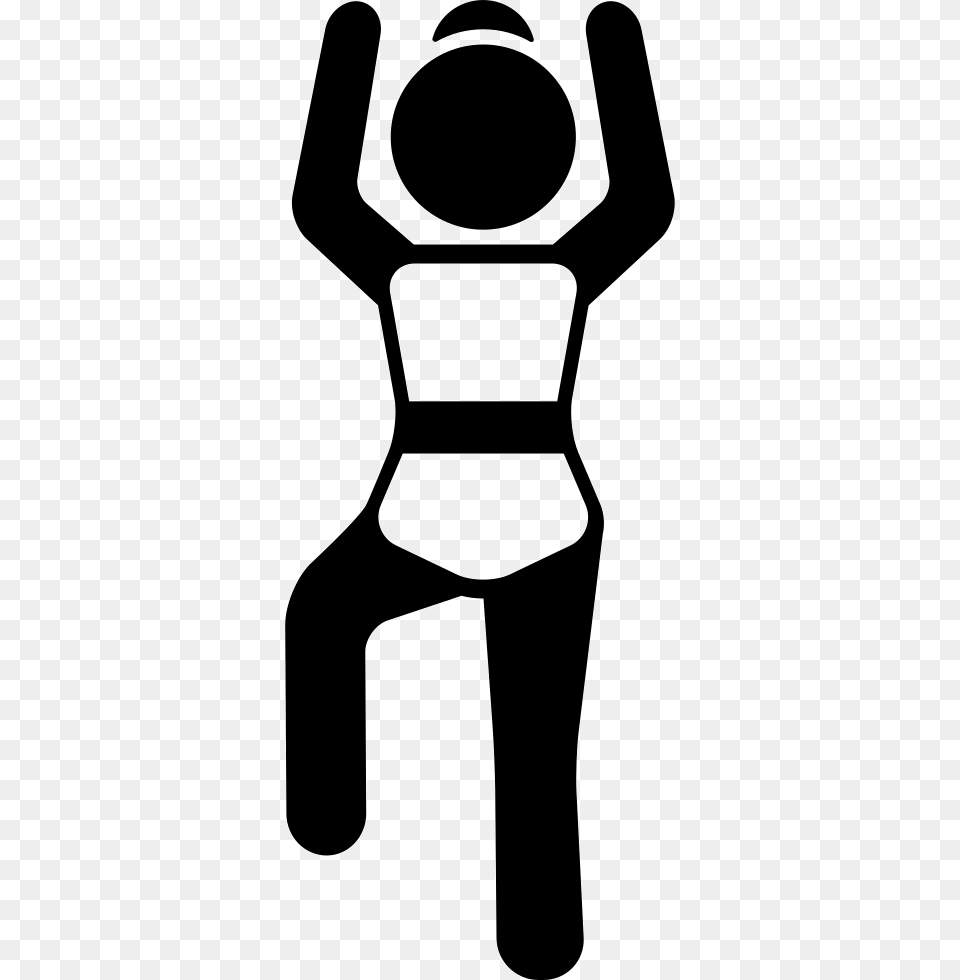Leg Clipart Right Leg Pilates Cartoon Black And White, Stencil, Silhouette, Smoke Pipe Free Png Download