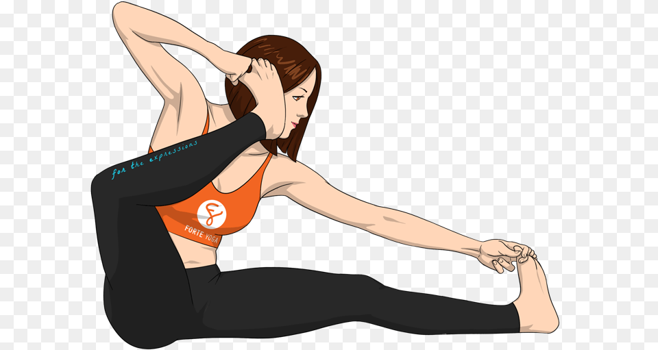 Leg To Ear Pose, Person, Stretch, Woman, Adult Png Image