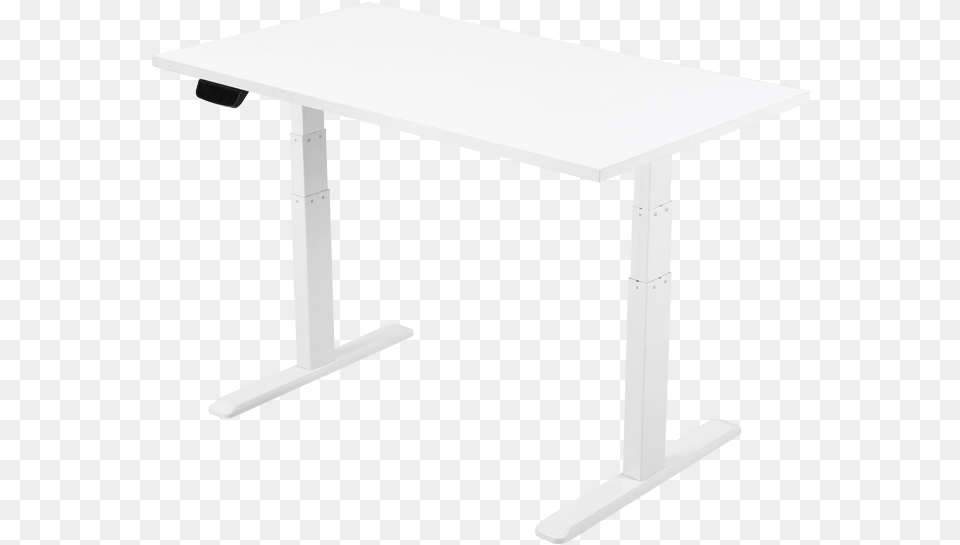 Leg White Uvi Desk With White Top Coffee Table, Dining Table, Furniture Free Transparent Png